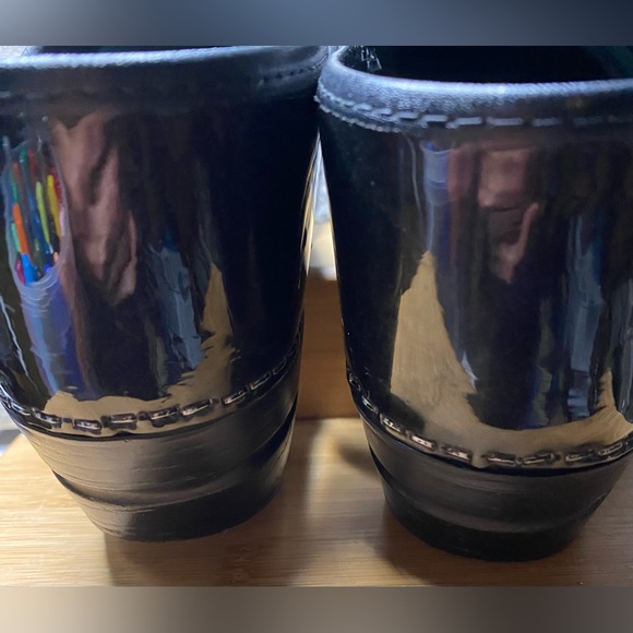 Sanita Pink ombré Patent Clogs Size 9 - Picture 6 of 10